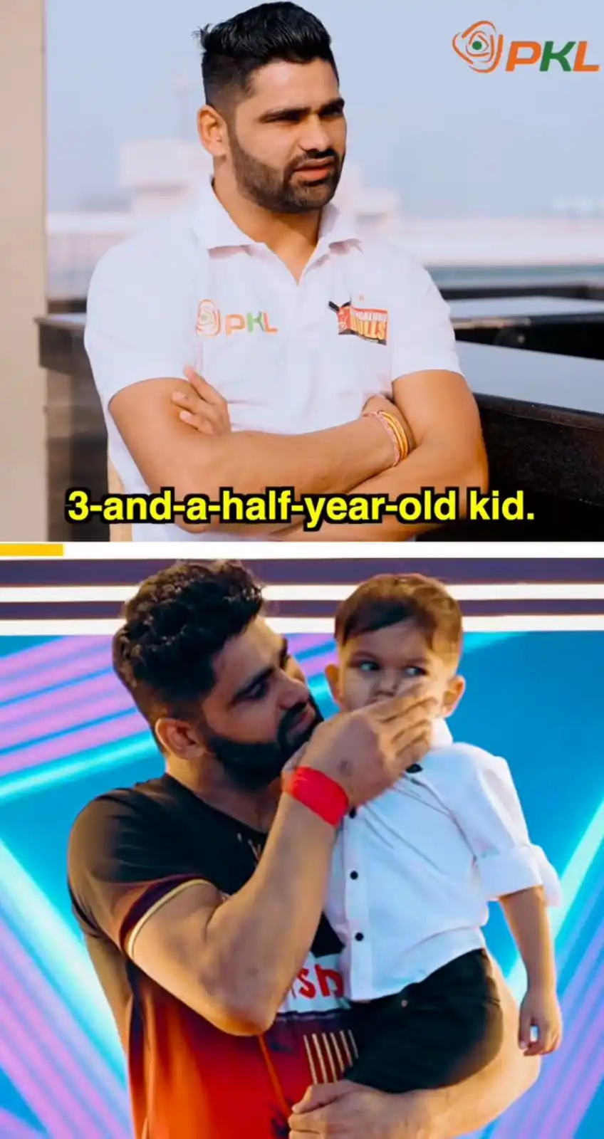 Image from Pro Kabaddi League: *Meet the King's little entertainer at home 🥰* Watch the full reel h...