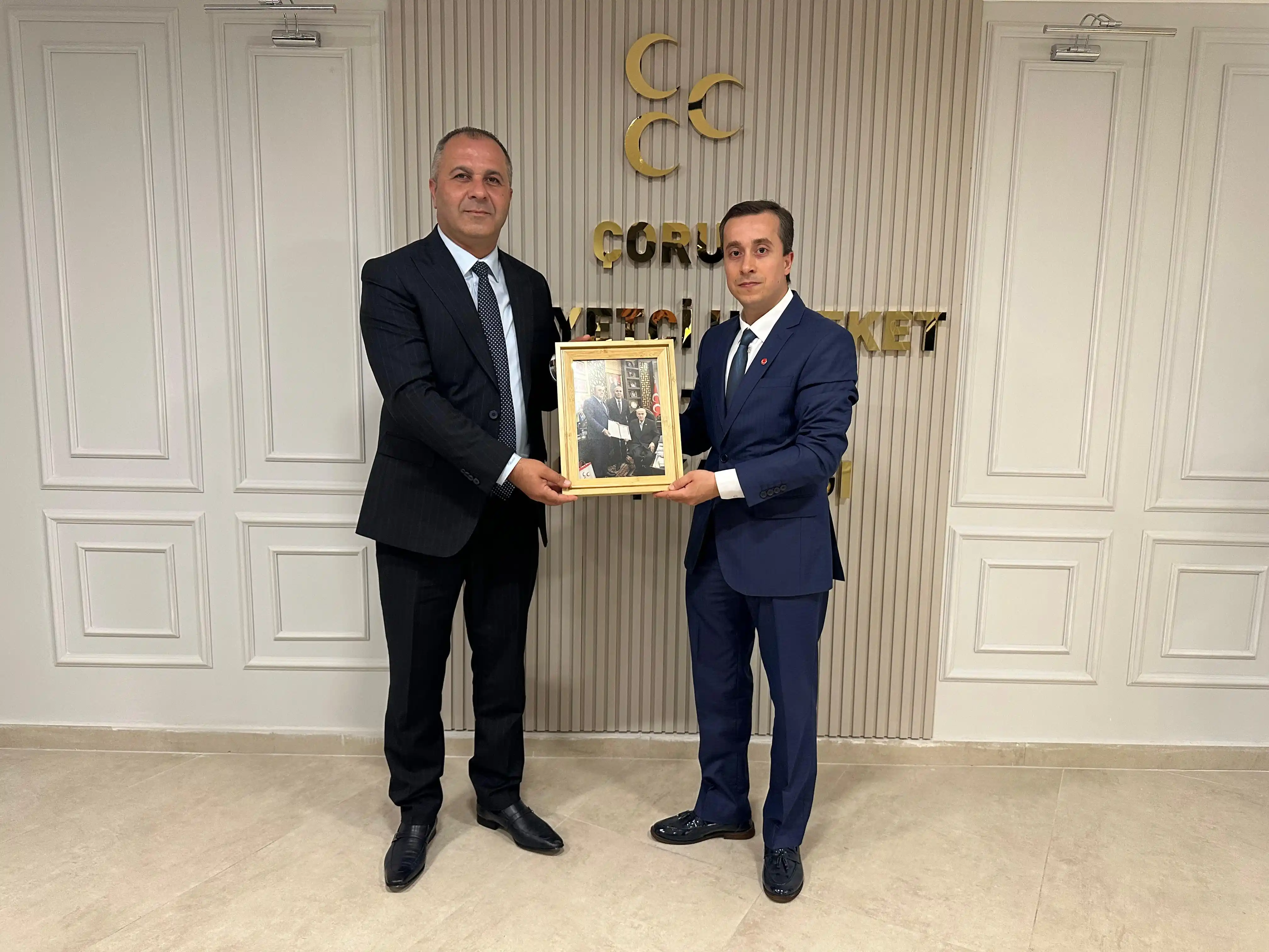 Image from MHP Çorum İl Başkanlığı: “Merkez İlçe Yönetim Kurulu Üyemiz Sayın Ahmet Yandık, İl Başkanlığımı...