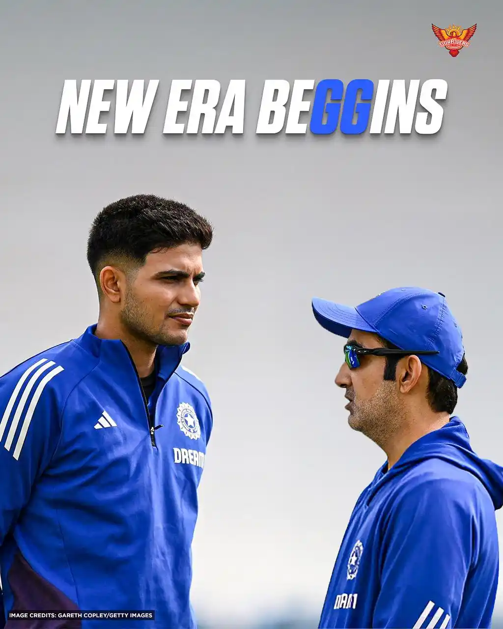 Image from Sunrisers Hyderabad: New era. Same fire. 🔥🇮🇳 Shubman Gill | Gautam Gambhir | <a class="...