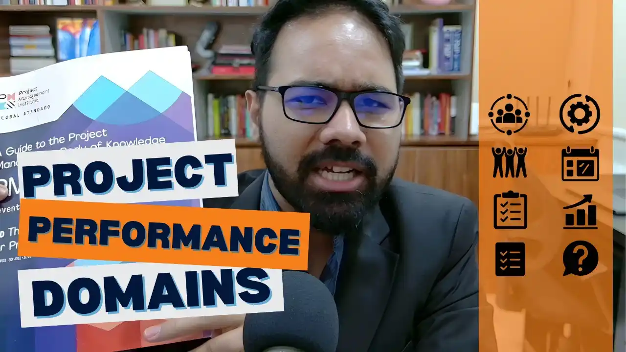 Image from PMC Lounge (PMP & Project Management): New PMC Lounge video is live. It breaks down the 8 performance domains...