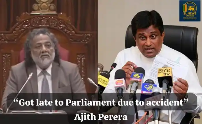 Image from SL NEWS EXPRESS (The Independent Media): *🔴 NEWS ALERT* ```(18.06.2025)``` *📌MP Ajith P. Perera said he was ...