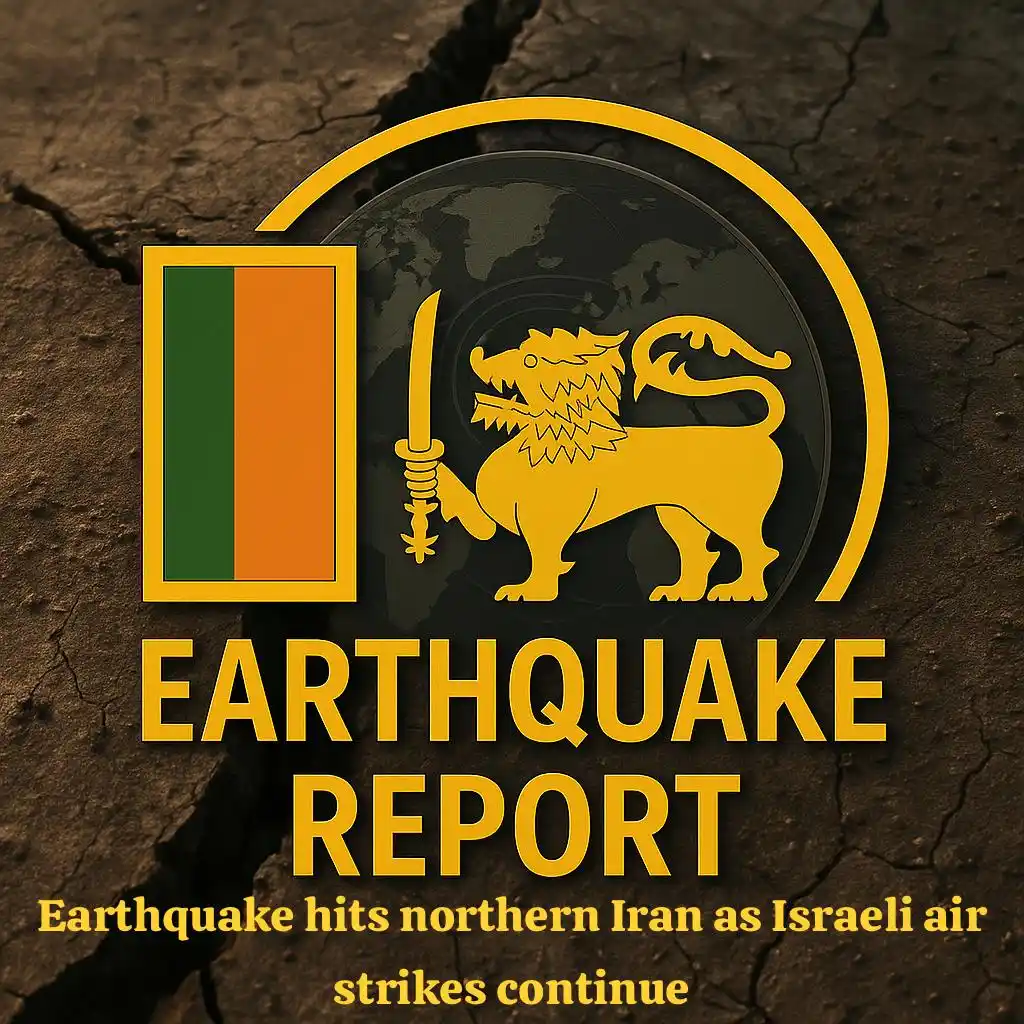 Image from SL NEWS EXPRESS (The Independent Media): *🔴 NEWS ALERT* ```(21.06.2025)``` *📌A 5.1-magnitude earthquake stru...