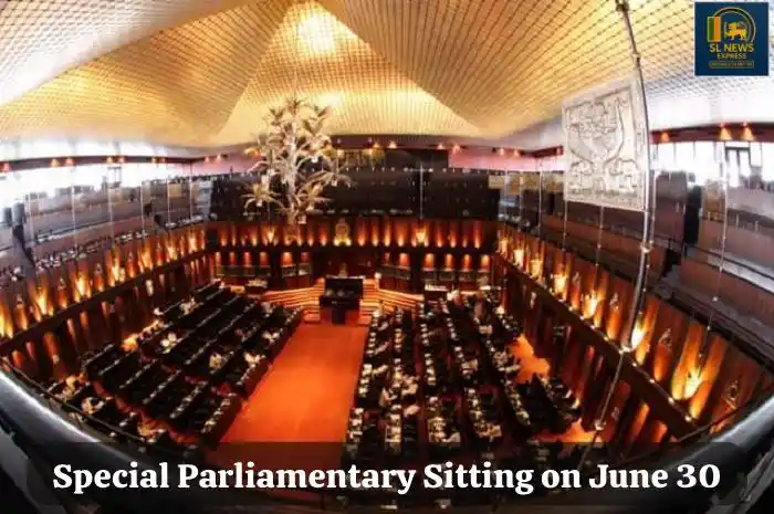 Image from SL NEWS EXPRESS (The Independent Media): *🔴 NEWS ALERT* ```(21.06.2025)```  *📌The Parliamentary Affairs Commi...