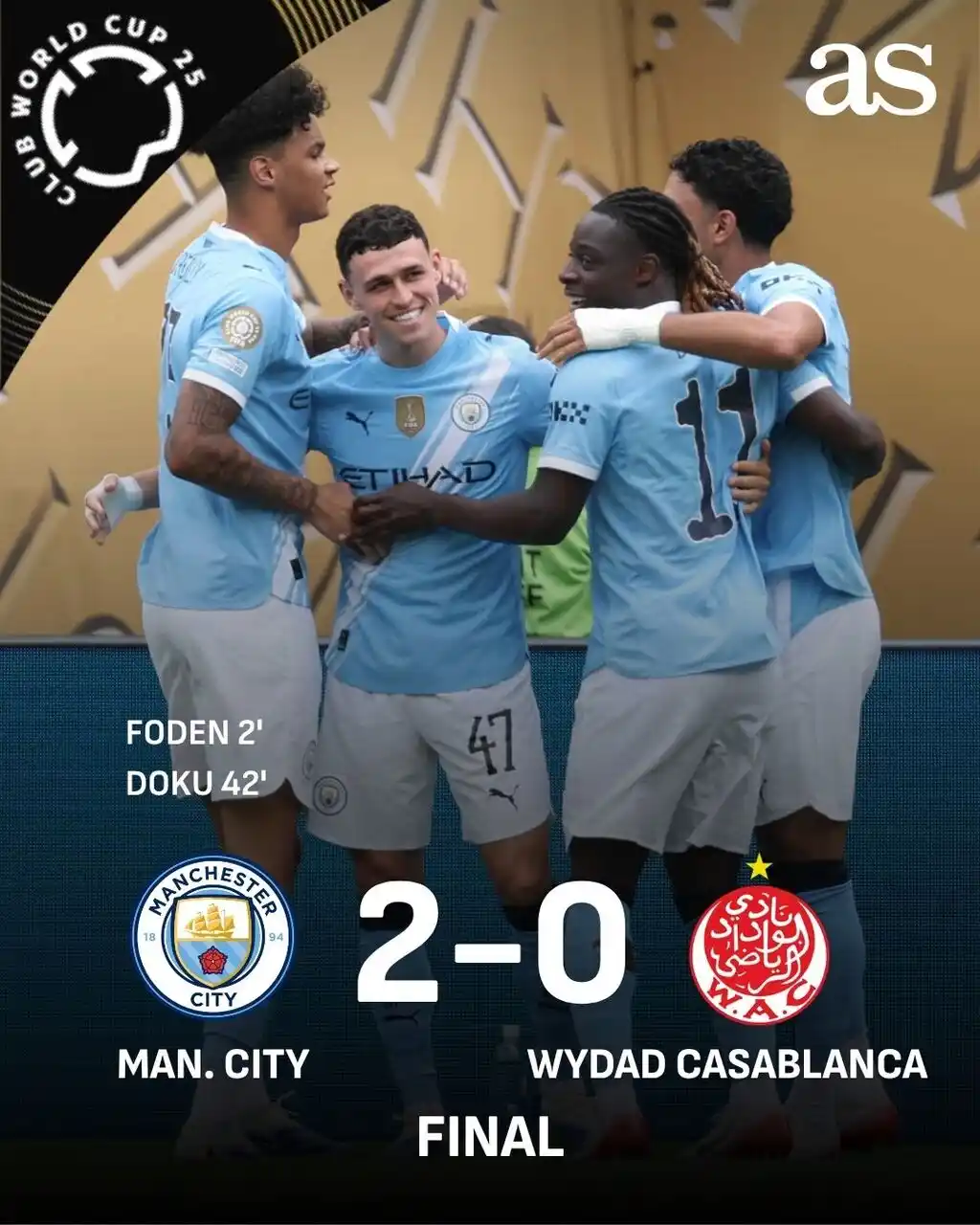 Image from Diario AS: 🚨 *O Rodri o la nada*   📝 El Balón de Oro volvió a tener minutos tra...