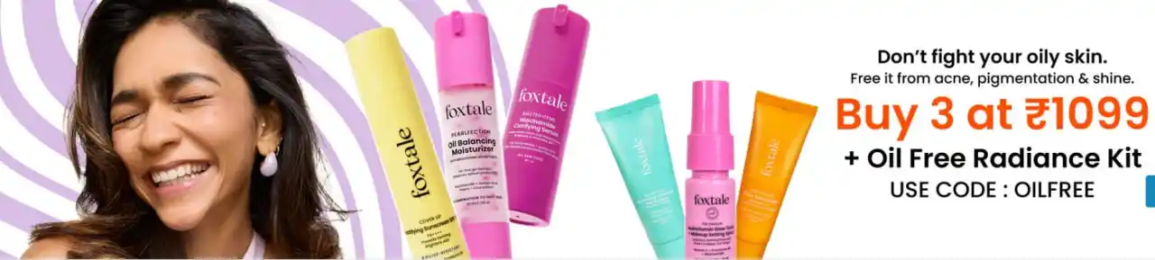 Image from Amezing Deals: 🔥 Oily Skin? Foxtale’s Got Your Back! 🔥  Say goodbye to acne, pigmen...