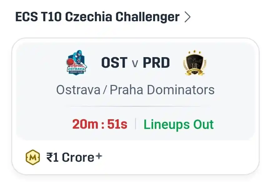 Image from Expert Dream11 Team - Prediction Best Expert Winning Dream 11 Teams - Dream11 Rank 1 GL SL H2H Teams: *ONLY 20 min Left..!*🥳🥳🎉 *After Lineups Pro Teams Added in PRO App....