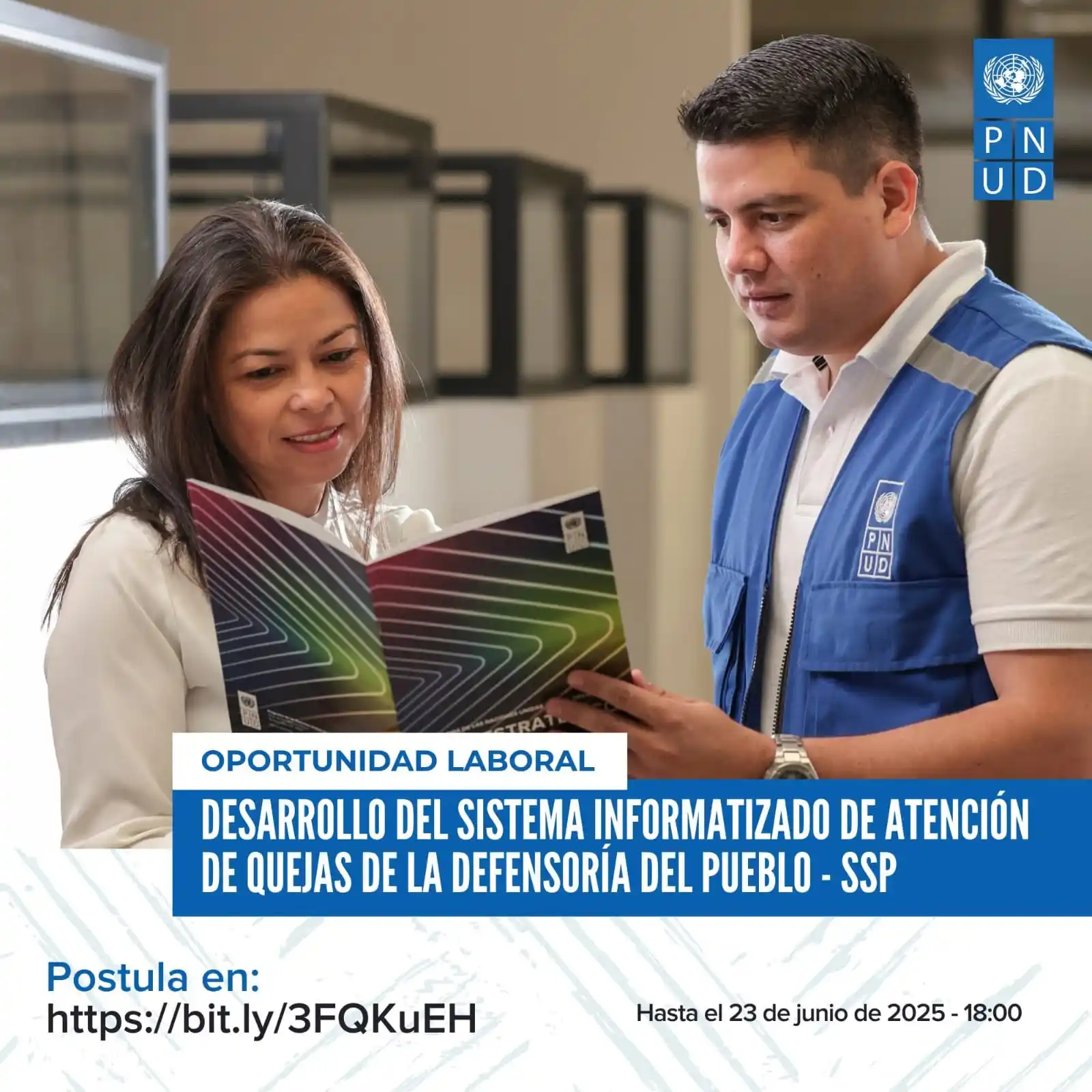 Image from Defensoría del Pueblo de Bolivia: 📌 *OportunidadLaboral || Invitamos a todas las personas interesadas a...