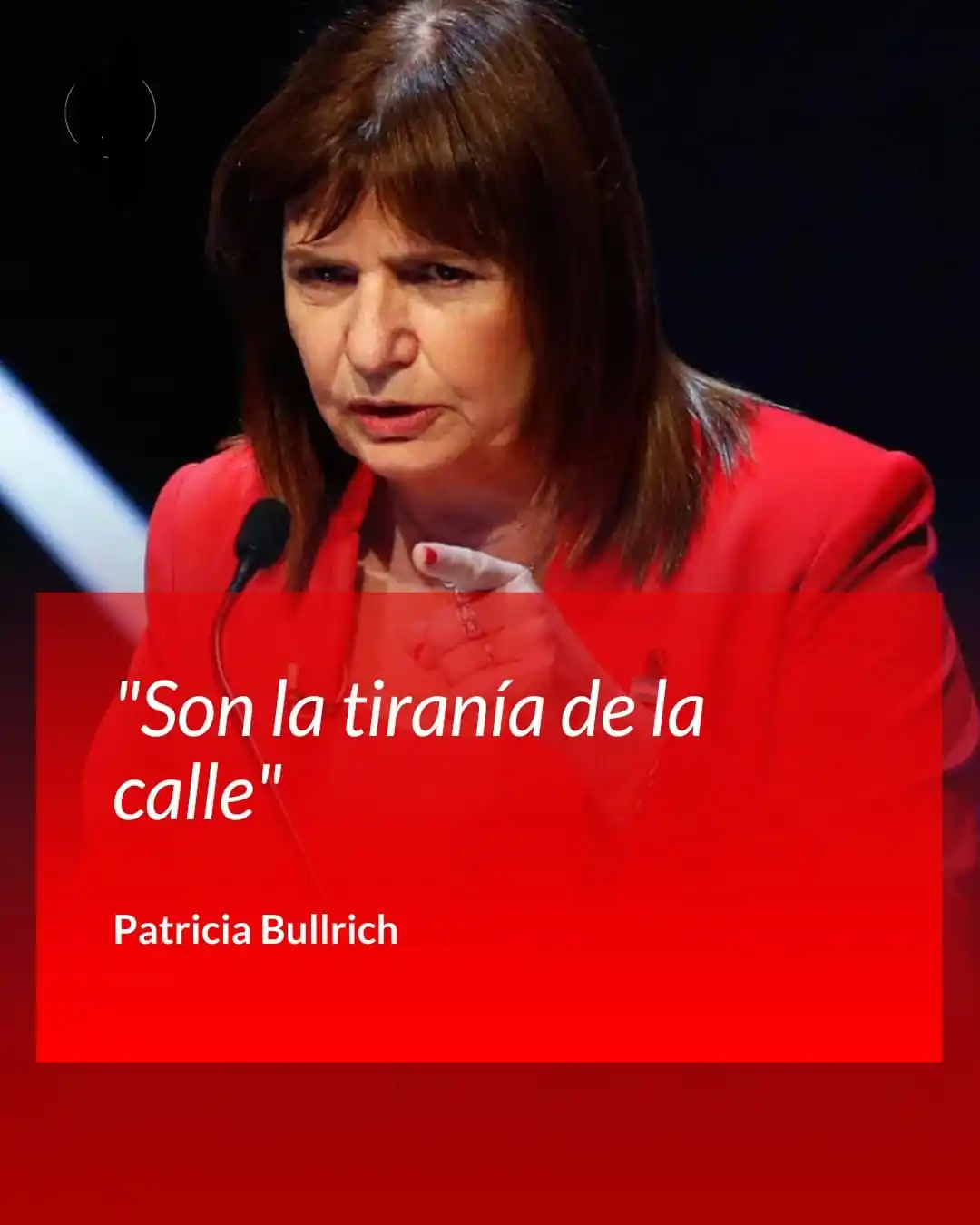 Image from APOYO AL PRESIDENTE - 🦁Leones Por La Libertad Tucumán Noticias 💜🤍💜🤍🇦🇷: *Patricia Bullrich, sobre las marchas en apoyo a Cristina Kirchner: "S...