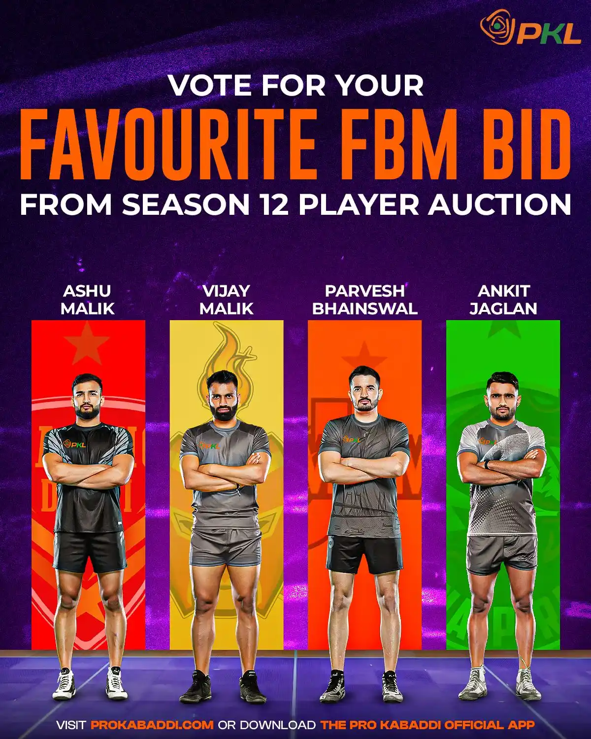 Image from Pro Kabaddi League: *Plan 🅰️ - Release the players* *Plan 🅱️ - Bring them back with FBM ...