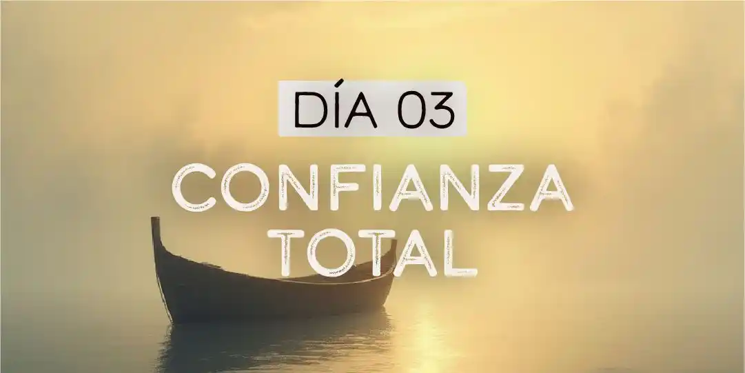 Image from Catholic Link: *Reflexión:* Confiar es entregarse sin seguridades. Es caminar por fe ...