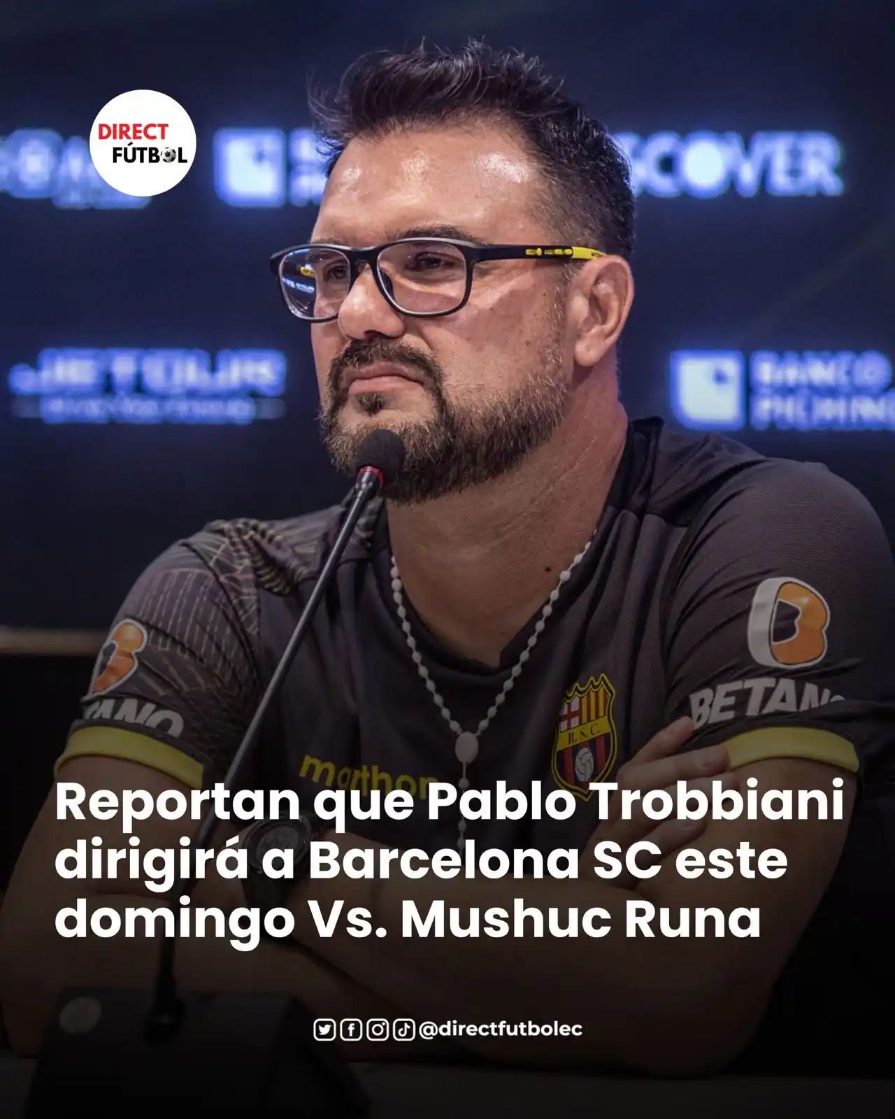Image from DIRECT FÚTBOL: 🚨 Reportan que Pablo Trobbiani👨🏻‍🏫 dirigirá a <a class="text-blue-...