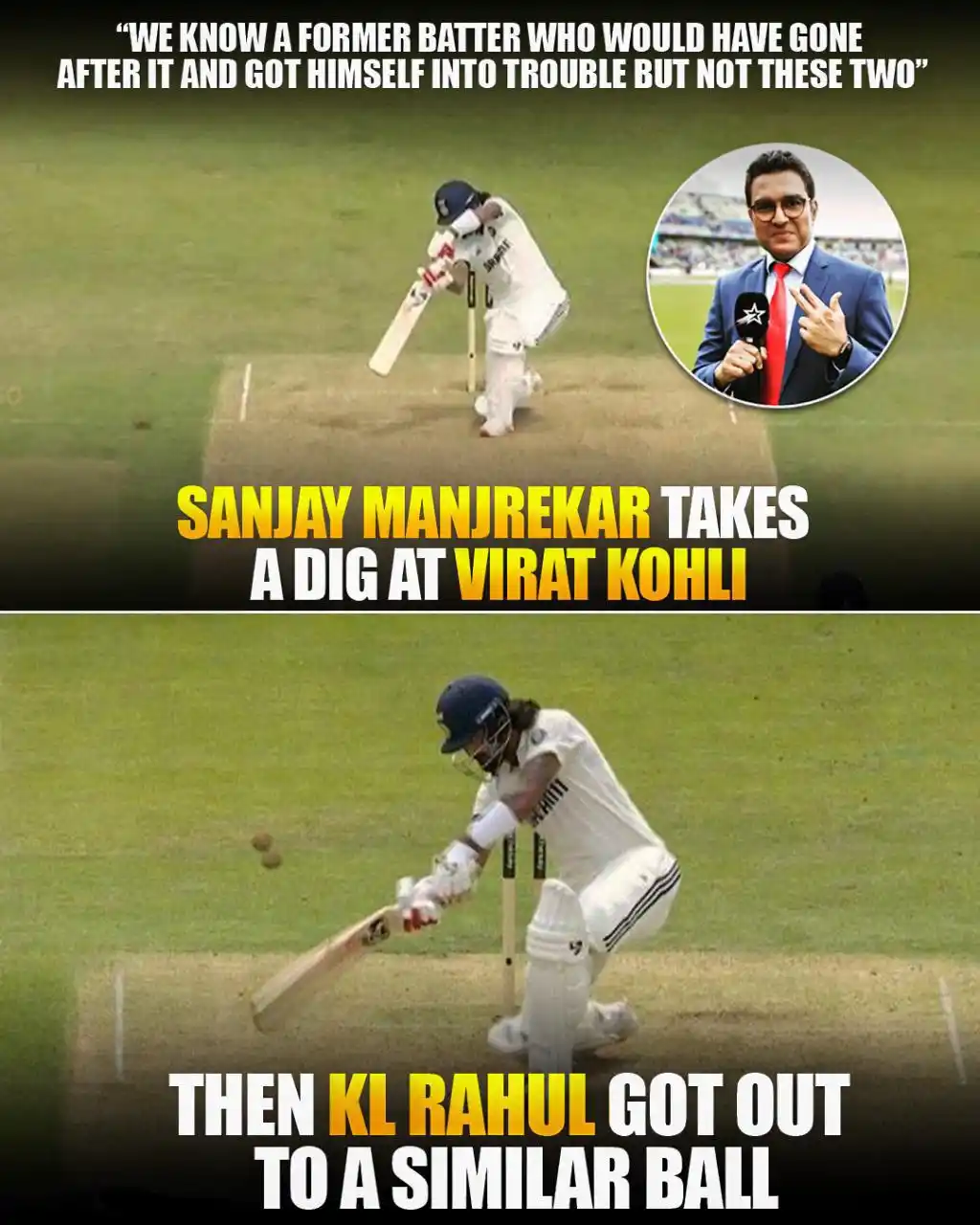 Image from Cricket Winner: Sanjay Manjrekar takes a dig at Virat Kohli’s off-stump problem 👀...