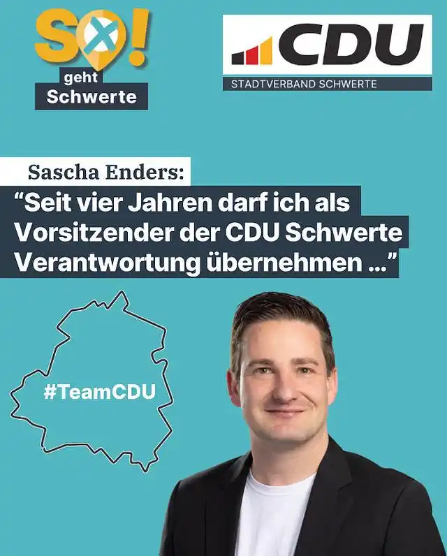 Image from CDU Schwerte: Seit vier Jahren darf ich als Vorsitzender der CDU Schwerte Verantwort...