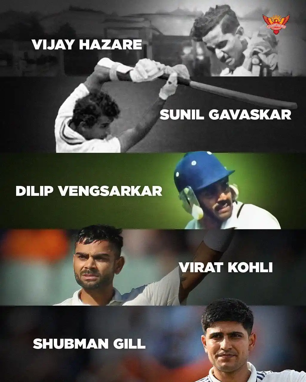 Image from Sunrisers Hyderabad: Shubman Gill joins the 𝐞𝐥𝐢𝐭𝐞 list 📜 Only the 5th 🇮🇳 cricketer...