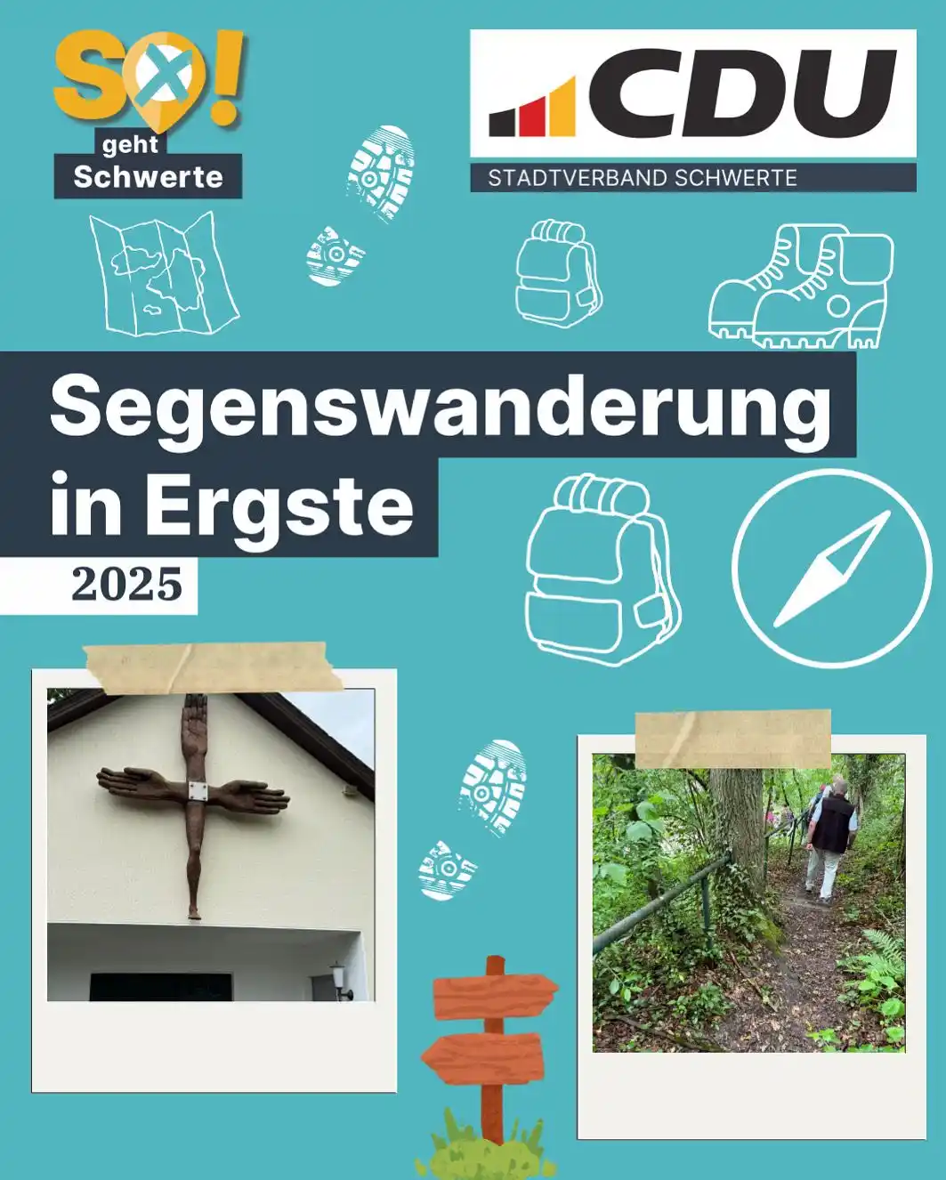 Image from CDU Schwerte: Sonntag unterwegs mit Segen – und im guten Austausch! 🙏🚶‍♂️🌿  Bei d...
