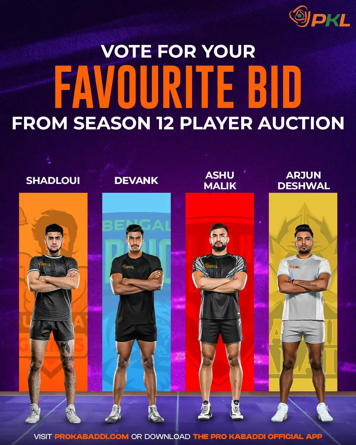 Image from Pro Kabaddi League: *The bids that locked everyone to the screens 🤑🔨* Vote for your fav...