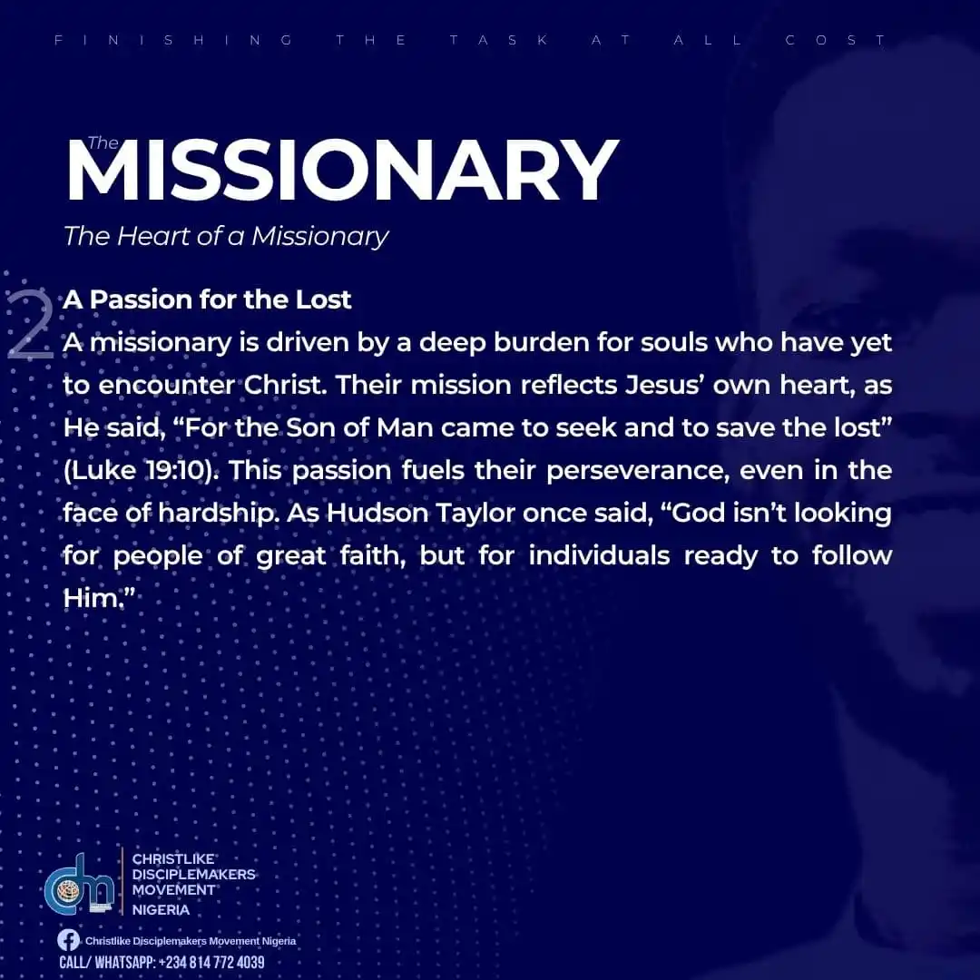 Image from Missionary JOSHUA DUNCAN THOMPSON: *THE MISSIONARY* The Heart of a Missionary Luke.19.10 - for the Son o...