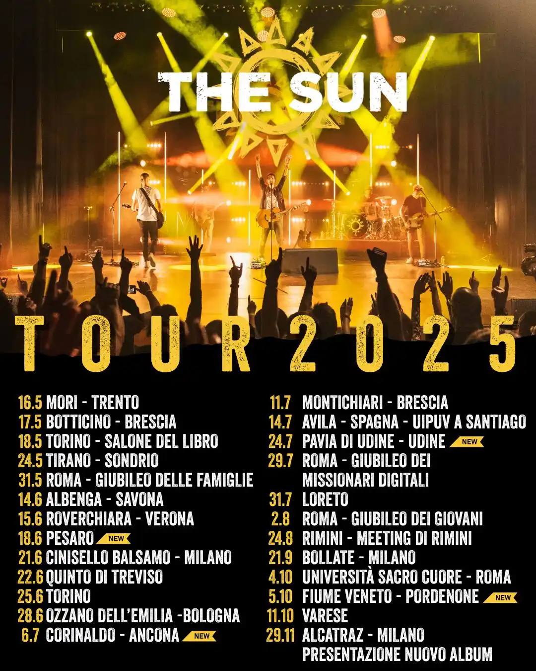 Image from The Sun Music: πππ πππ ππππ ππππ: NUOVE DATE Il 16 maggio Γ¨ cominciato...