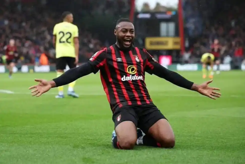 Image from Football News ⚽️: 🚨 Tottenham have enquired about the availability of Bournemouth forwa...