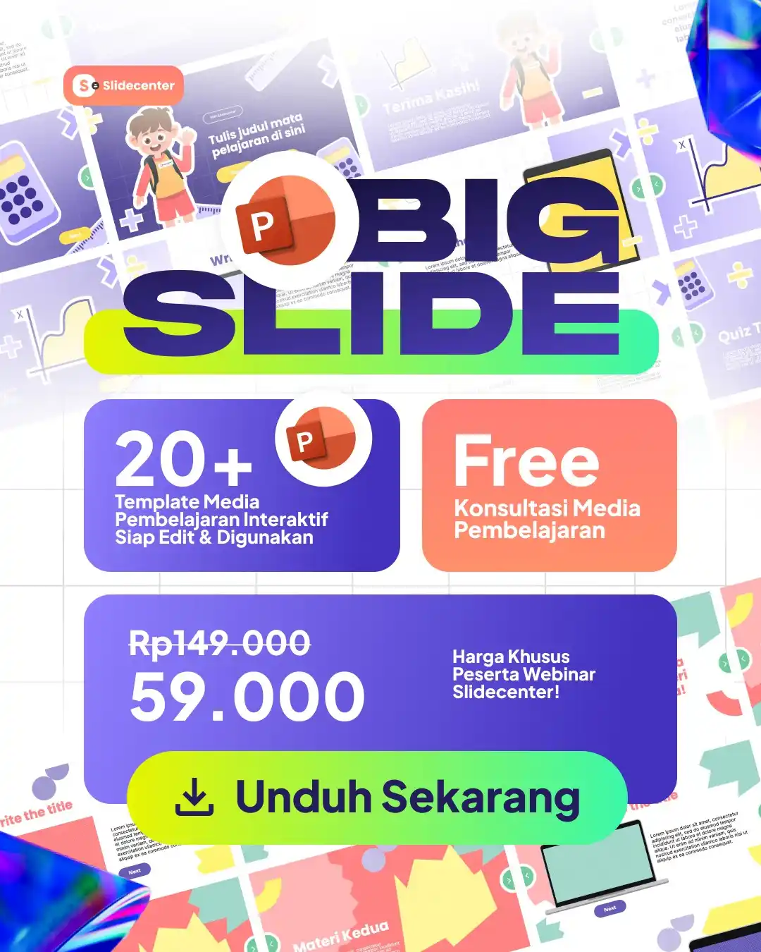 Image from Webinar Series - Media Pembelajaran: *UNDUH SEKARANG 20+TEMPLATE MEDIA PEMBELAJARAN SIAP DIGUNAKAN* 🚀 Mil...