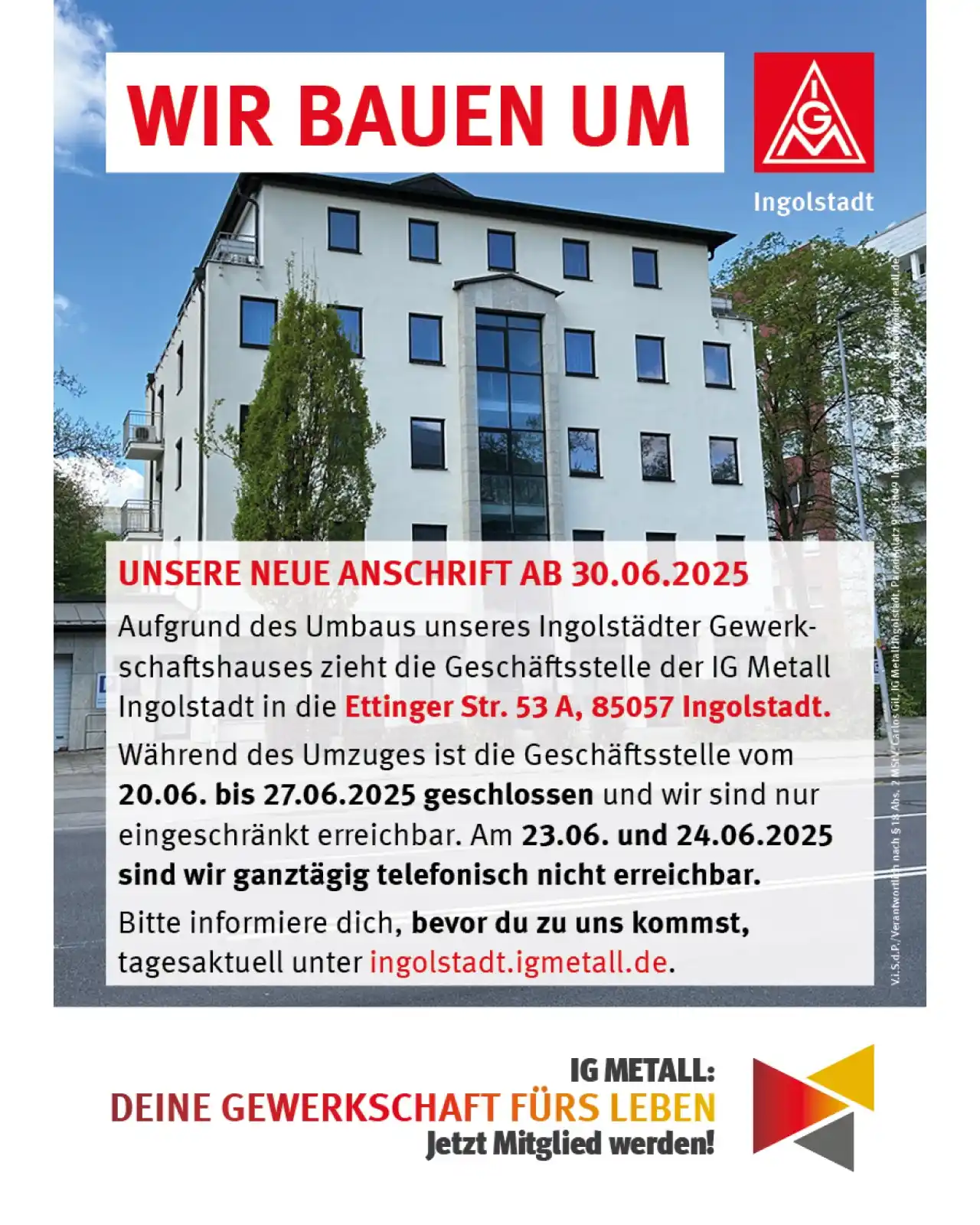 Image from IG Metall Ingolstadt: Unser Sharepic auf facebook: https://www.facebook.com/share/p/1BXesowr...