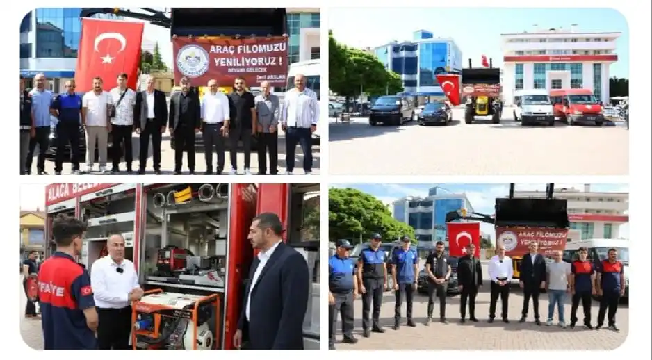 Image from MHP Çorum İl Başkanlığı: 📌ÜRETKEN BELEDİYECİLİK  🔻Alaca Belediye Başkanlığımızın Araç Filosun...