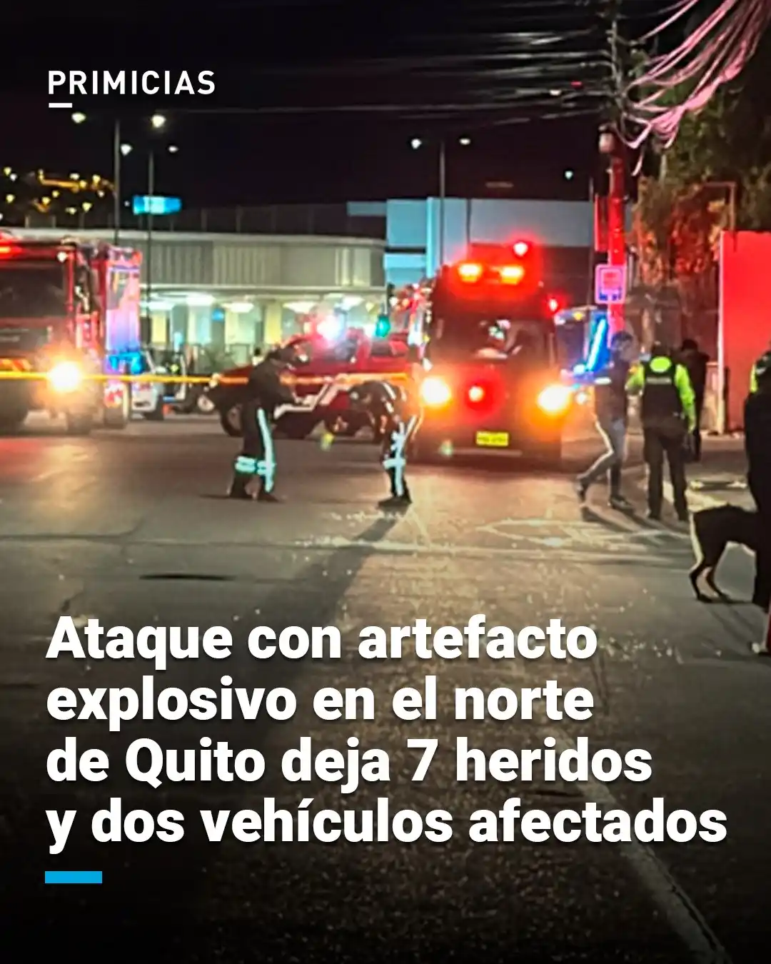 Image from PRIMICIAS: 🔴 ACTUALIZACIÓN  Bomberos confirman que siete personas resultaron her...