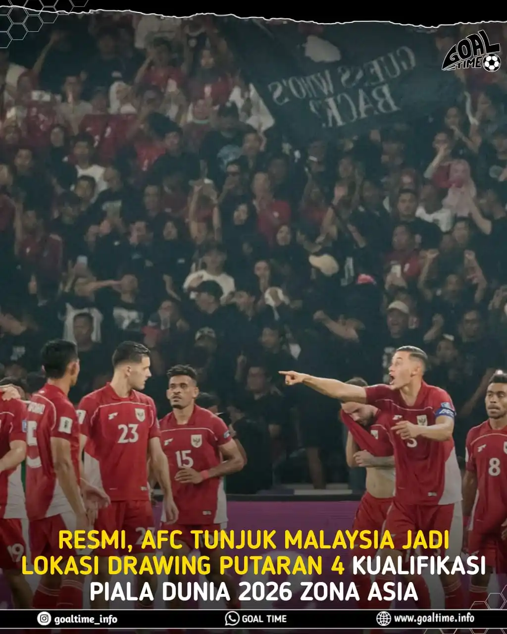 Image from GOAL TIME: AFC sendiri dijadwalkan akan melakukan pengundian putaran keempat pada...