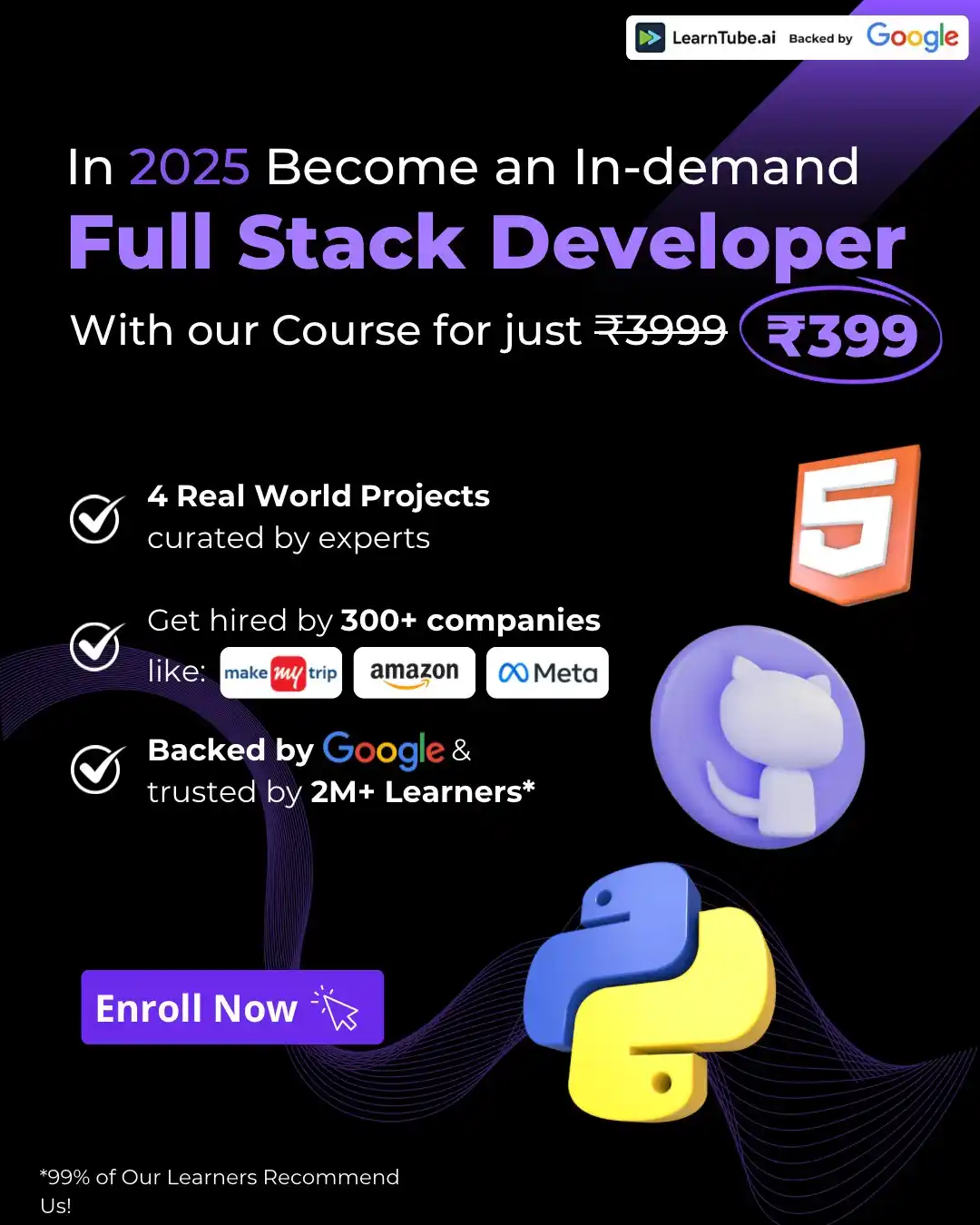 Image from Job4software: 🚀 Become a Certified Full Stack Developer for just ₹399/- with Learnt...