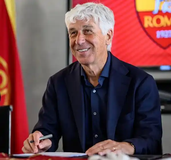 Image from Laroma24.it: ⚽️ *Cercasi gol in mezzo. Gasperini, pensaci tu* 🔥 ➡️ tinyurl.com/27...