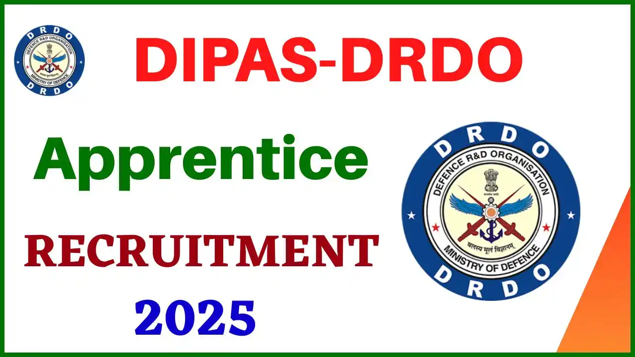 Image from Nijukti Odisha🎯: 📌DIPAS DRDO Recruitment 2025 Notification Out 👇 🔗https://enijukti.n...
