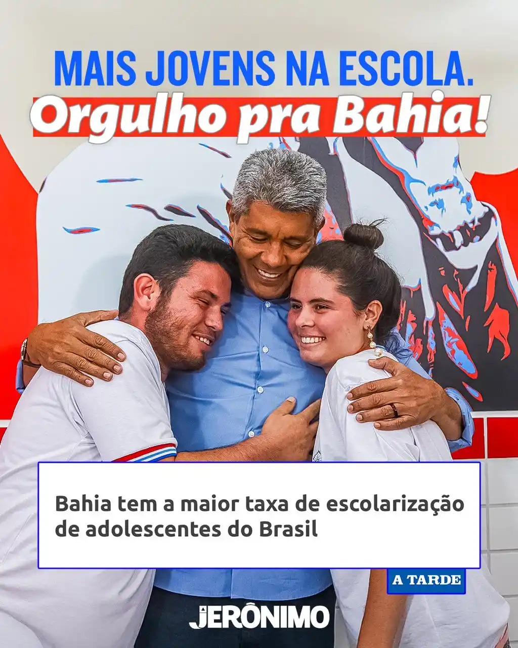 Image from Neusa Cadore | Secretária de Mulheres da Bahia: É isso, minha gente! A Bahia hoje tem a maior taxa de escolarização de...
