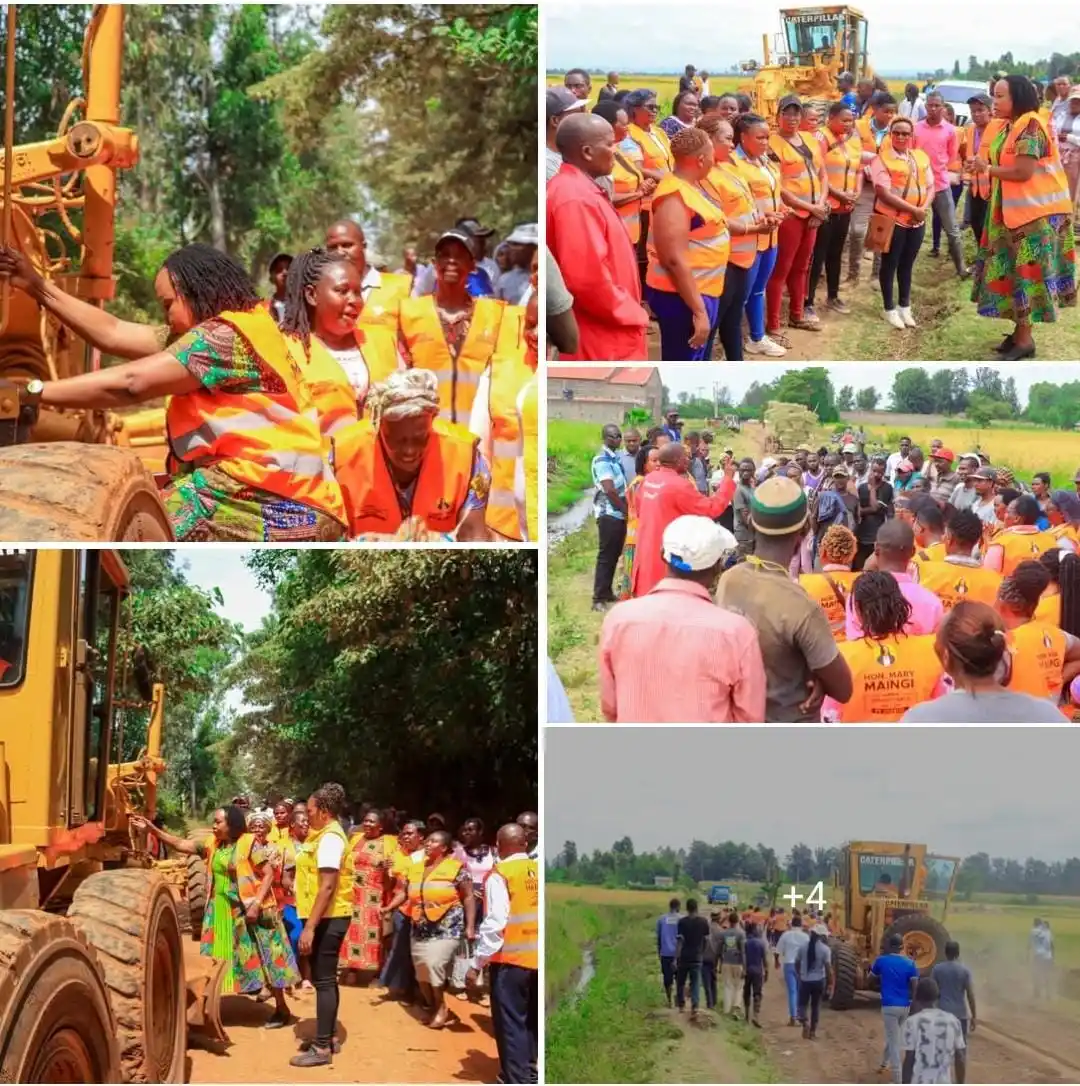 Image from 𝐌𝐚𝐫𝐲 𝐌𝐚𝐢𝐧𝐠𝐢 𝐌𝐏: Earlier today, I commissioned the grading and murraming of Migwi Nduch...