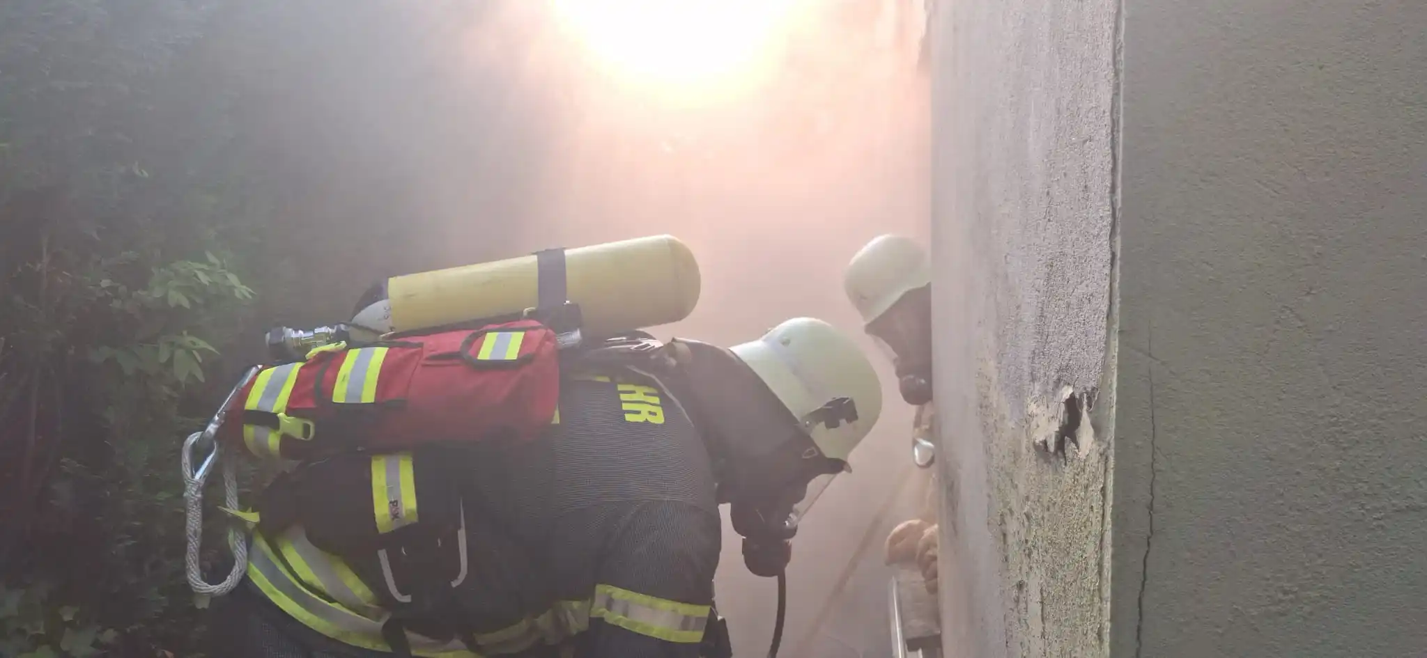 Image from Kreisfeuerwehr Schaumburg: Einsatzübung der Freiwilligen Feuerwehren Eilsen Am Dienstagabend, 0...