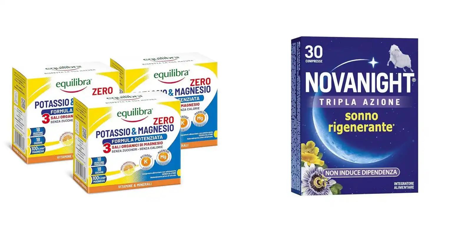 Image from PrezzoFolle: 🛍 _Equilibra Integratori Alimentari, Potassio e Magnesio Zero - 3 For...