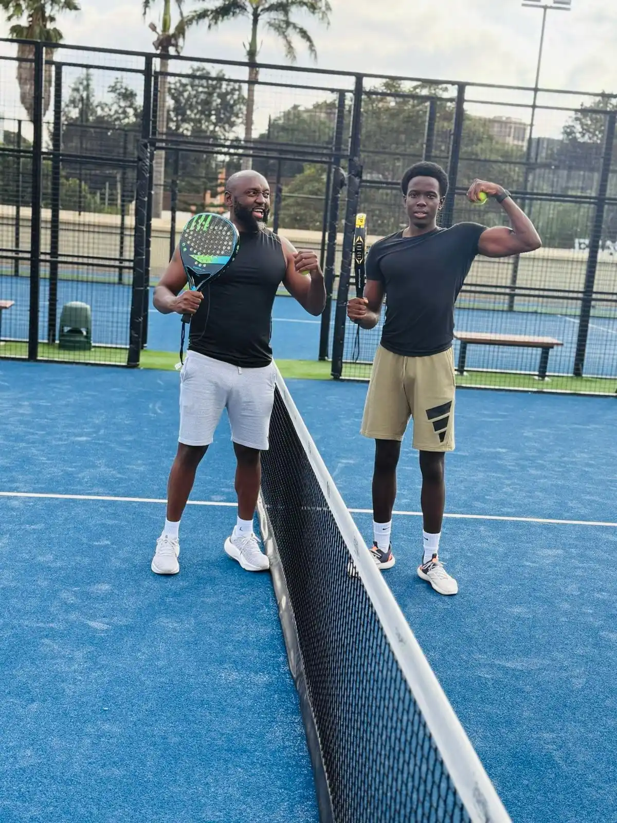 Image from Mwenda Thuranira: Father and son went head-to-head on the padel court, Kenya’s fastest-g...