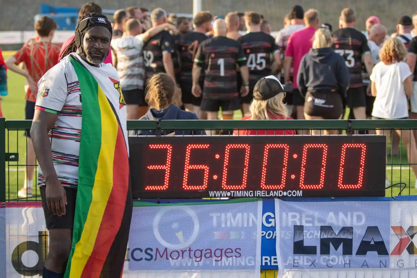 Image from ZBC News Online: Former professional rugby player, Tapuwa Chabata has concluded his par...