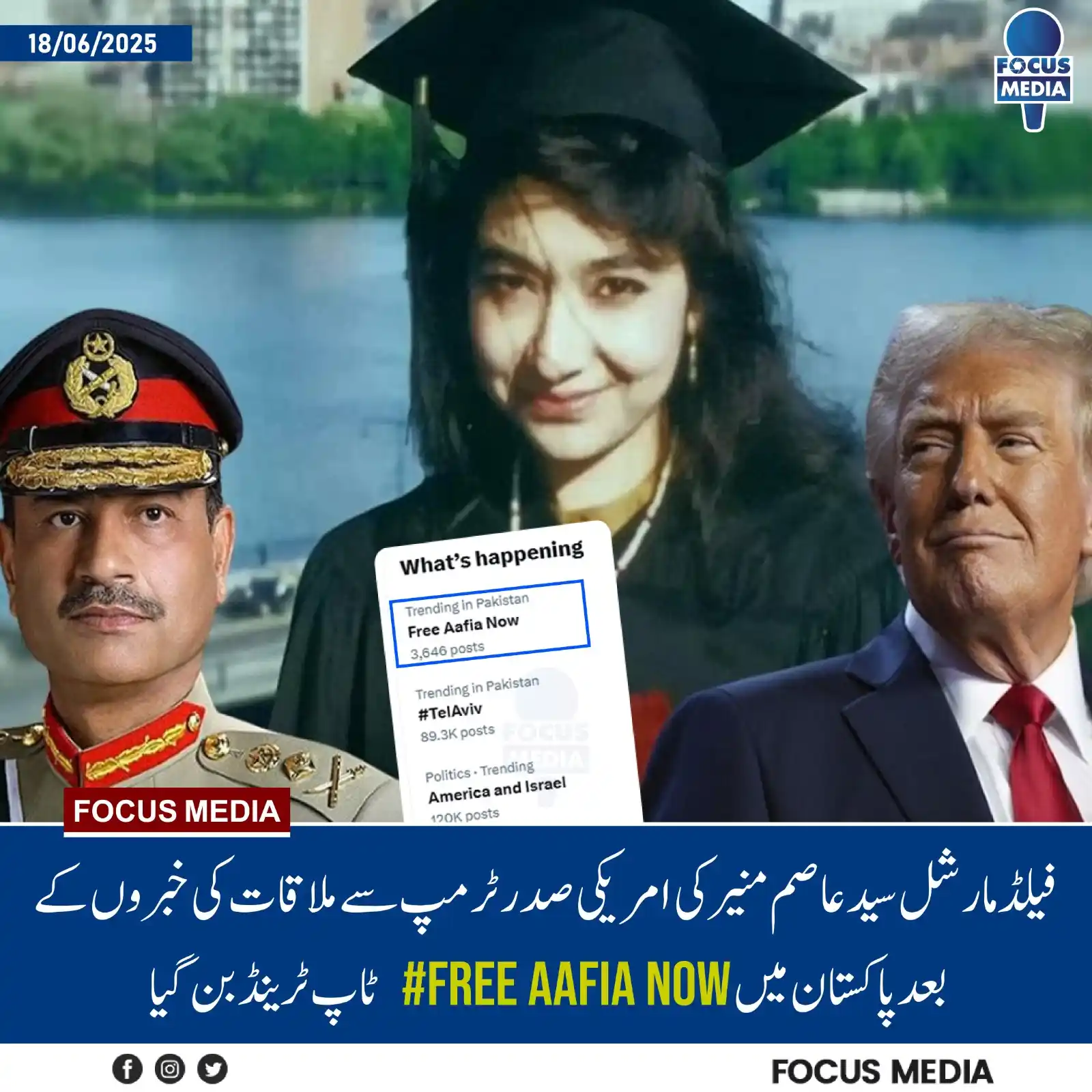 Image from Ammar Khan Yasir Official: فیلڈ مارشل سید عاصم منیر کی امریکی صدر ٹرمپ سے ملاقات کی خبروں کے بعد ...