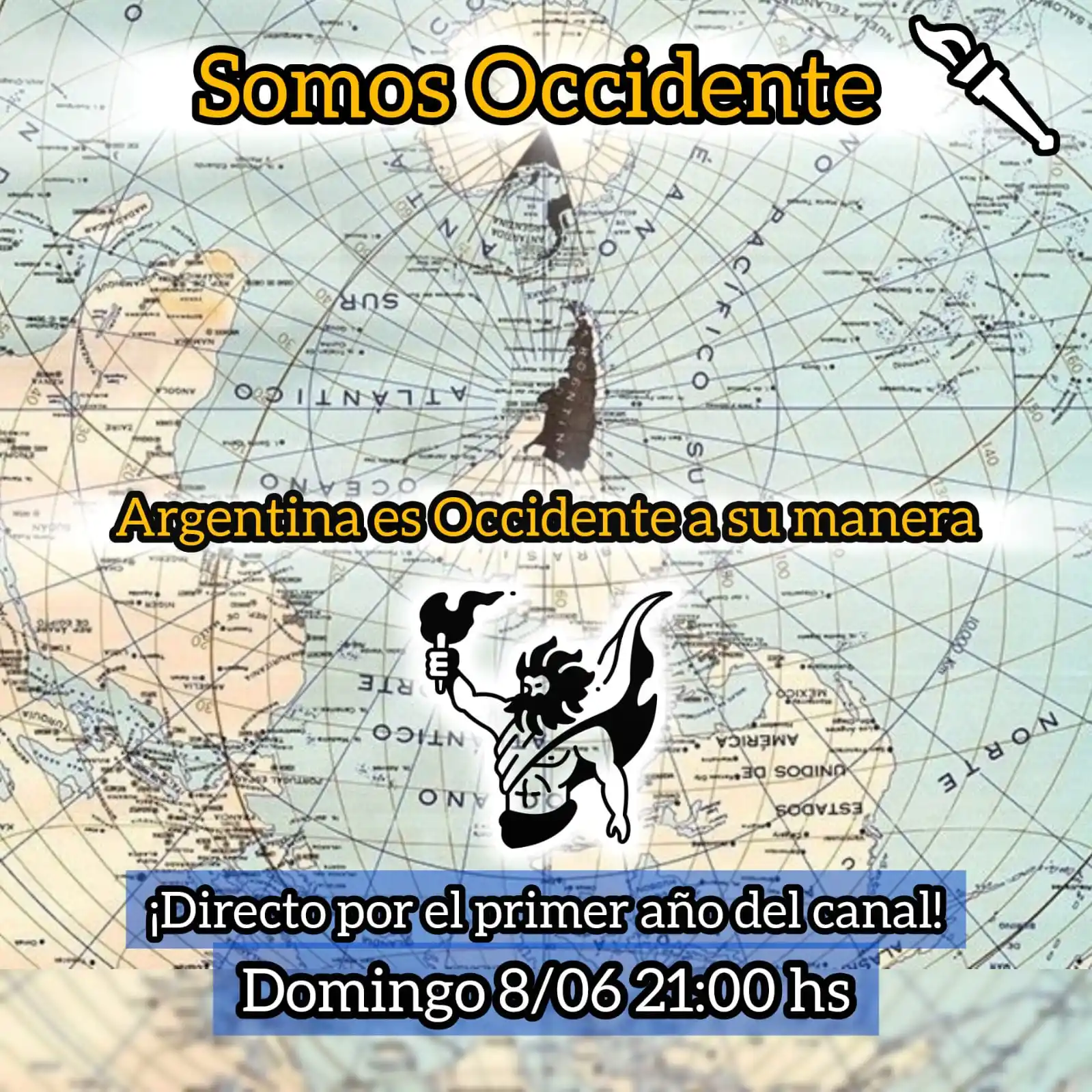 Image from Somos Occidente 🗽: HOY EL CANAL CUMPLE 1 AÑO EN YOUTUBE 🥳🗽 🙌 Gracias a todos por su ...