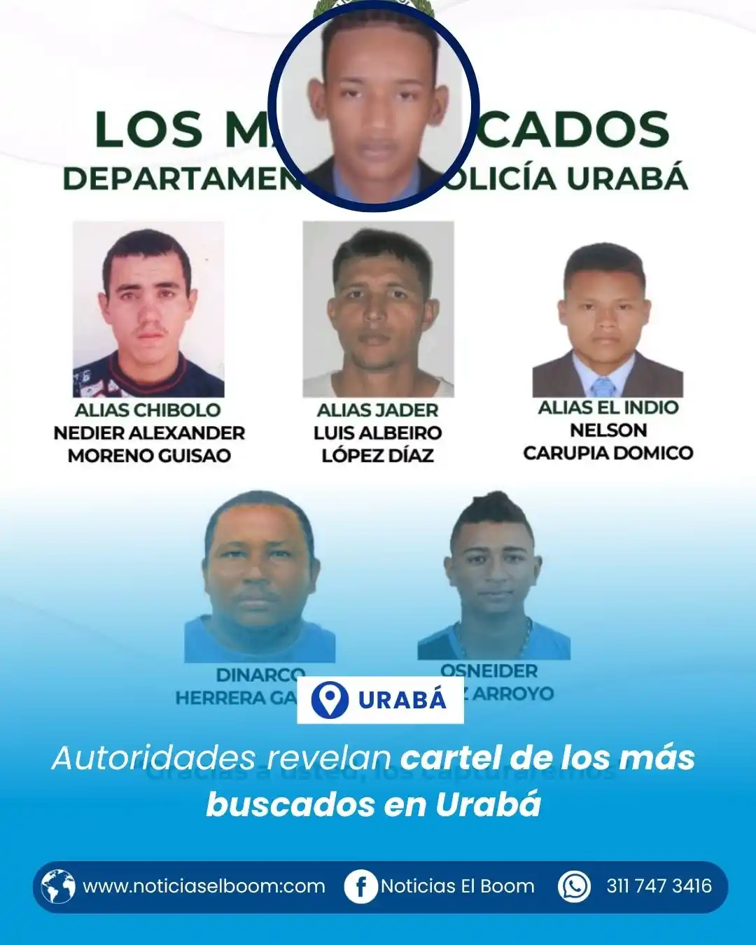 Image from Noticias El Boom: https://www.facebook.com/photo/?fbid=1233273605477963&set=a.4462250941...