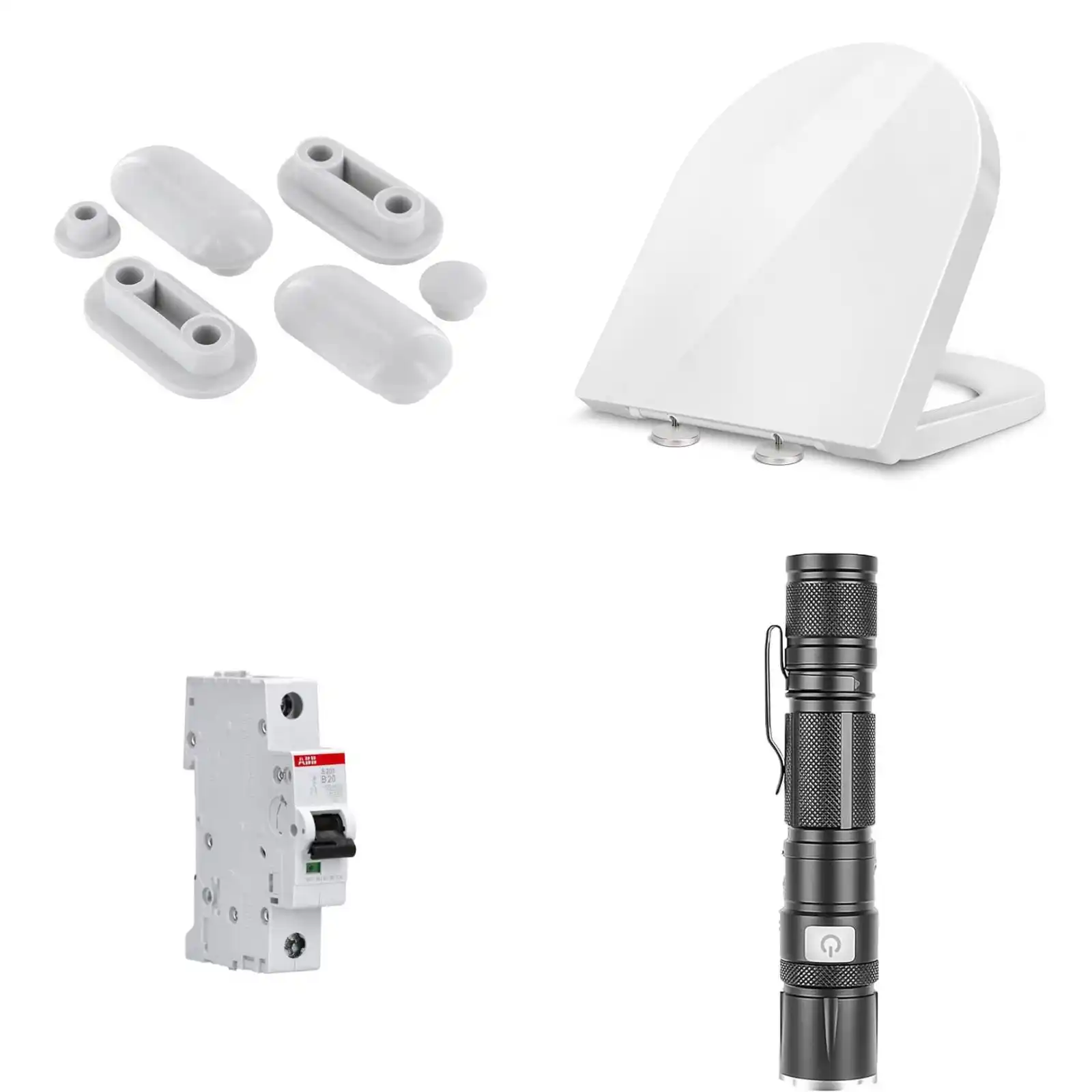 Image from OfferteSconto: *Ideal Standard - Set Paracolpi, Bianco* ❌ ~13,79€~  💶  *7,90€* 👈 ▶️...