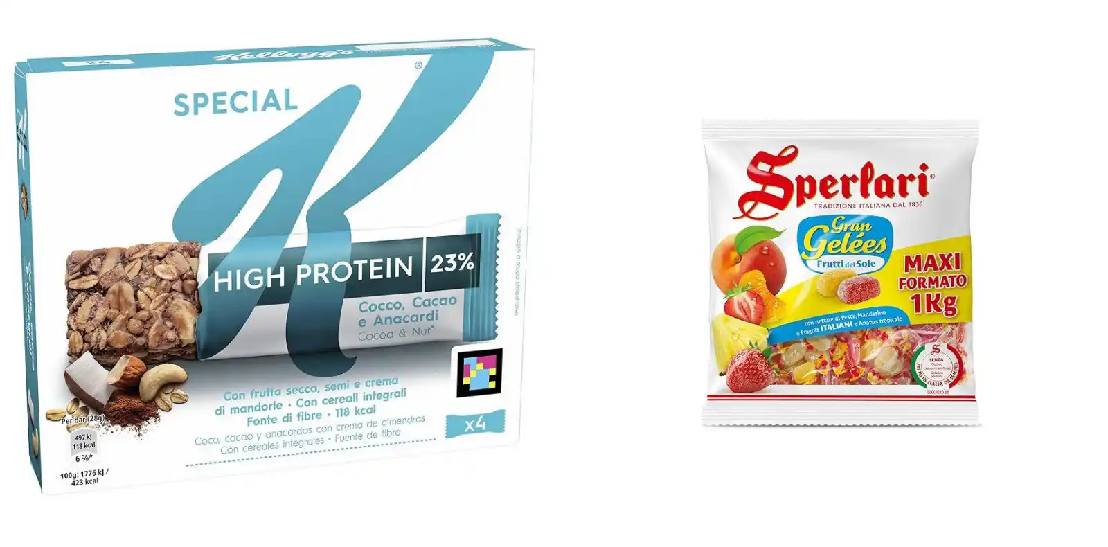Image from PrezzoFolle: 🛍 _Kellogg's Special K Barretta | Gusto Cacao, Cocco & Anacardi | Cro...