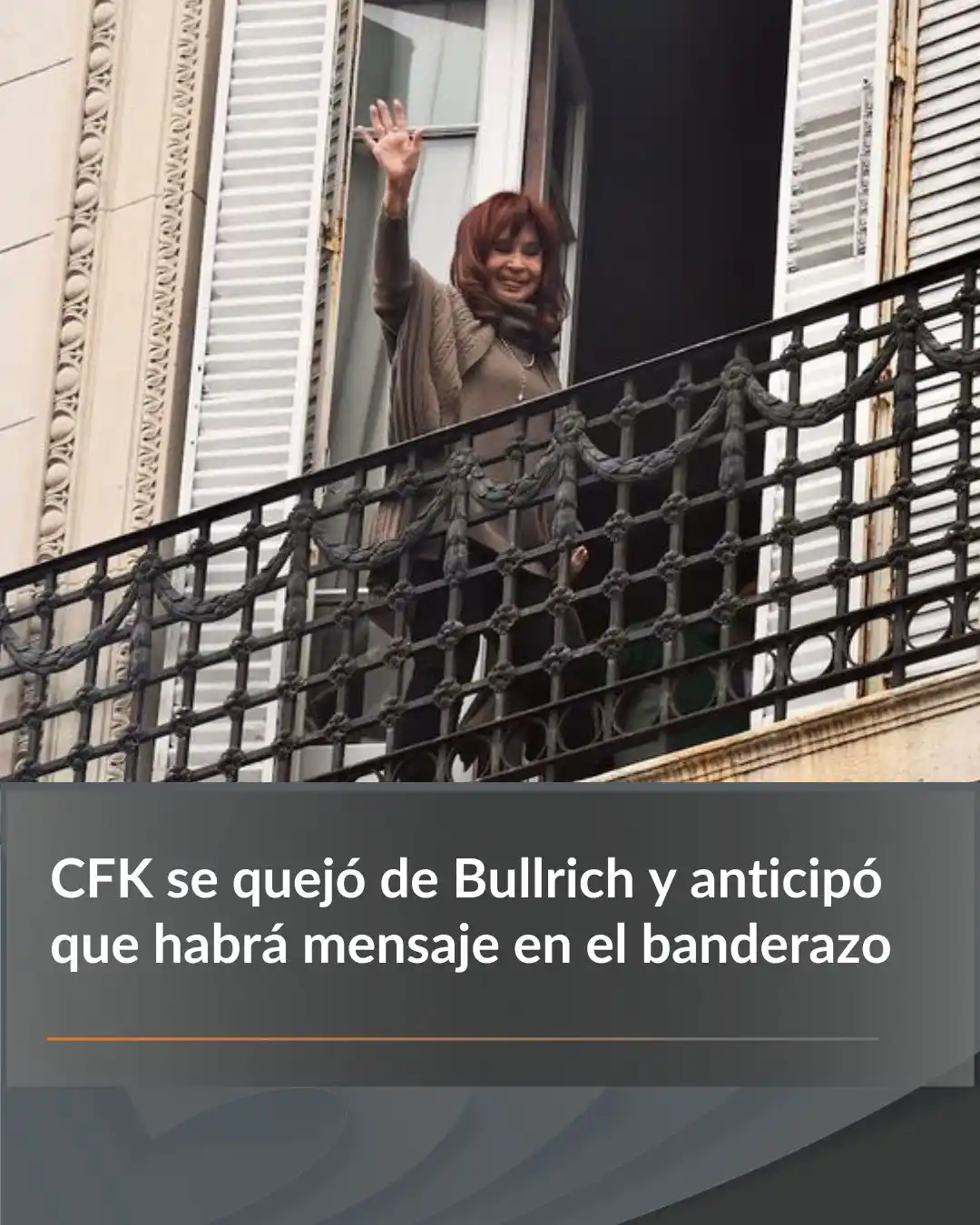 Image from El Diario WEB : 🗣 La expresidente *Cristina Fernández de Kirchner* criticó a la minis...