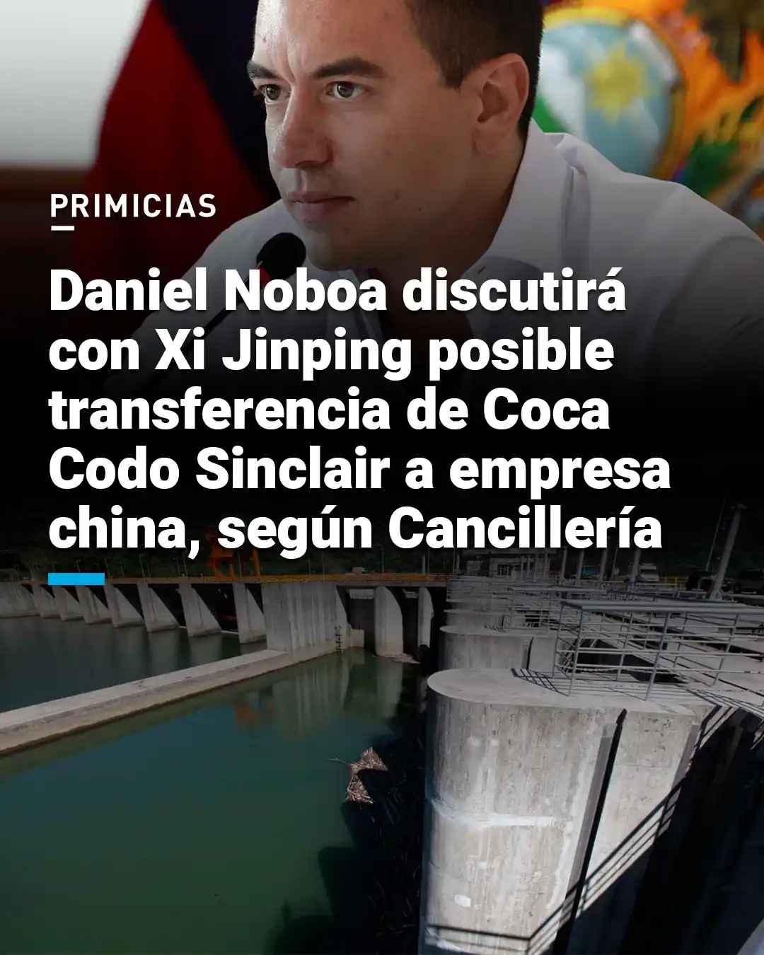 Image from PRIMICIAS: 🔴 Los presidentes de Ecuador y China discutirán una posible transfere...