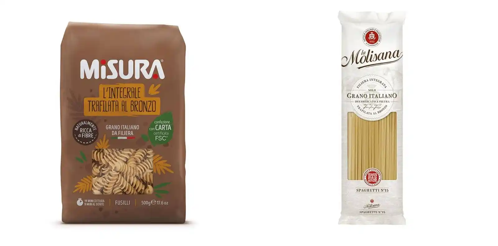 Image from PrezzoFolle: 🛍 _Misura Fusilli Integrali Fibrextra | Grano 100% Italiano | Confezi...