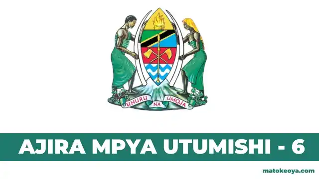 Image from Creed AJIRA PORTAL: *NAFASI ZA KAZI MBALIMBALI KUTOKA UTUMISHI MUDA HUU.* > PDF:- https:...