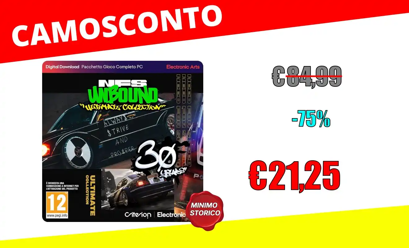 Image from OfferteSconto: *Need for Speed Unbound Ultimate Collection Standard | Codice EA App p...