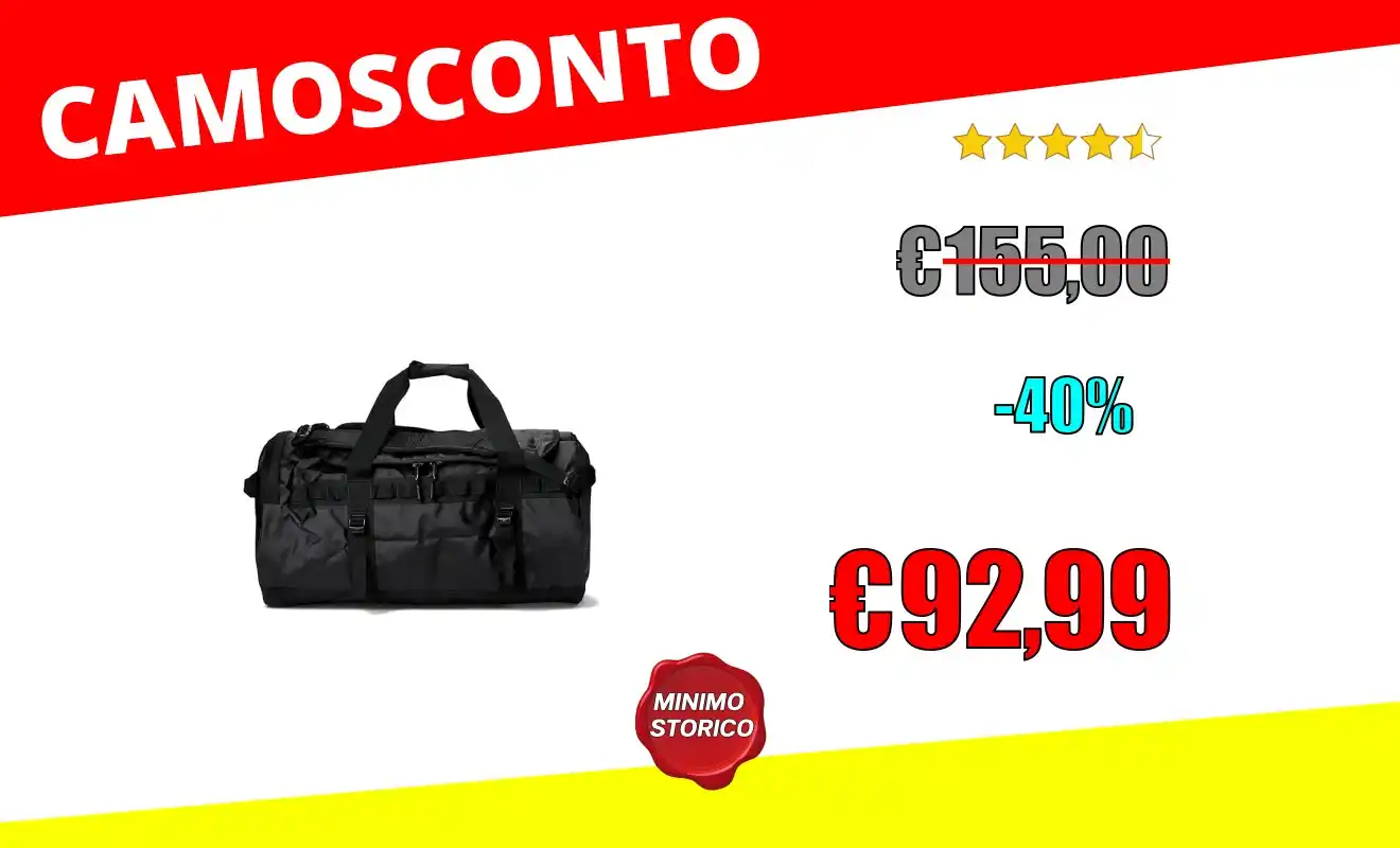 Image from OfferteSconto: *North Face Base Camp Duffel - M Borsa da Sport, Unisex – Adulto* ❌ ...