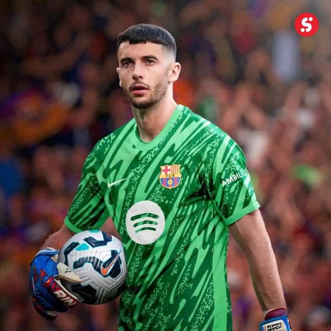 Image from SportyBet : 🚨OFFICIAL: FC Barcelona has confirmed the signing of goalkeeper Joan ...