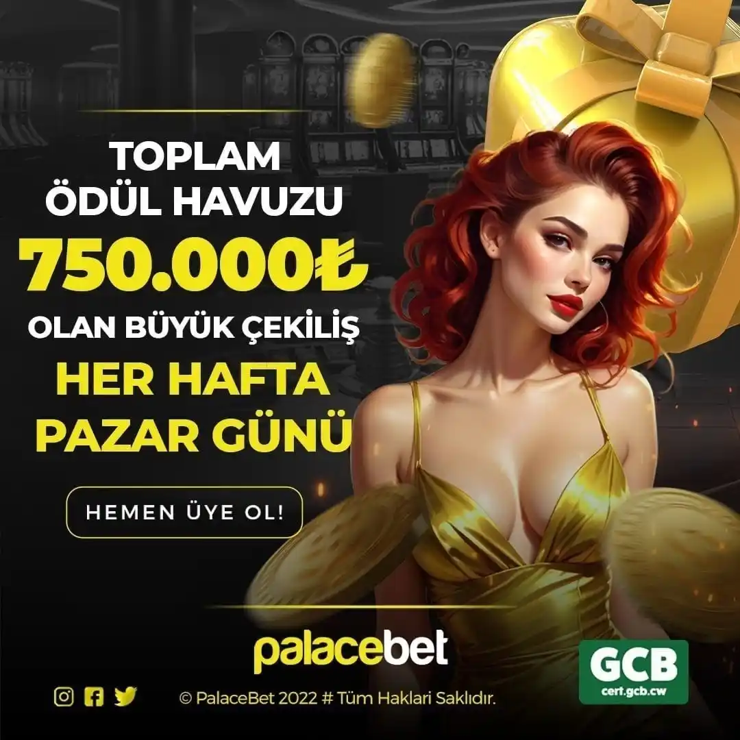 Image from Palace Resmi: ⚡️PALACEBET ÜYELERİNE ÖZEL 750.000 TL LİK ÇEKİLİŞ   🔔Kaybetmek yok he...